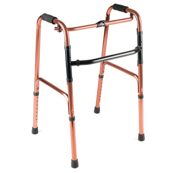 واکر تاشو ساده برنزی کرمکس CA812L-C واکر تاشو ساده برنزی کرمکس CA812L-C