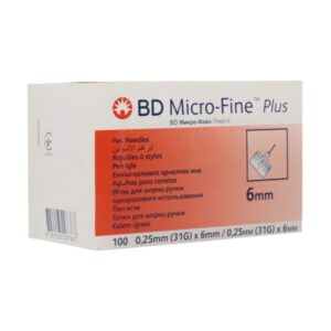 سوزن انسولین‌ بی دی 6mm BD